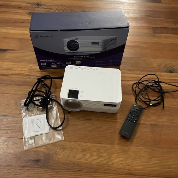Vankyo Leisure 470R White Projector for Home Entertainment TESTED - Picture 1 of 16